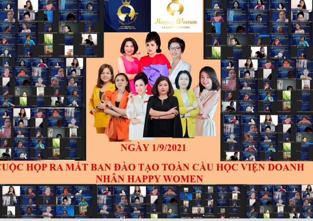 Ra mắt ban đào tạo toàn cầu học viện doanh nhân HAPPY WOMEN