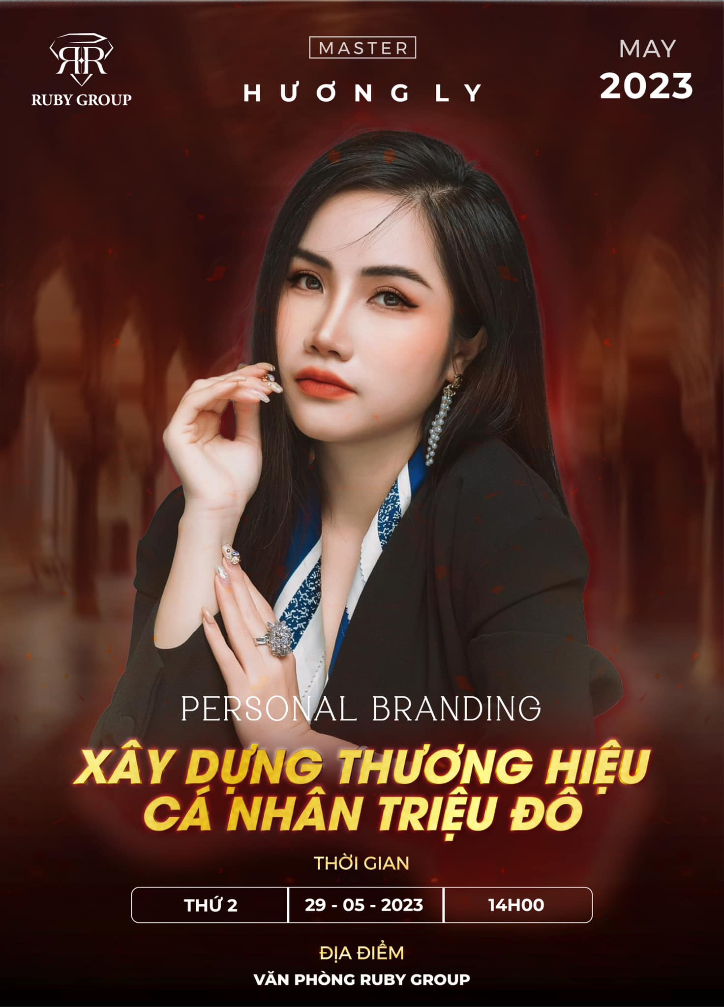 Doanh nhân Đỗ Hương Ly đào tạo và tư vấn phát triển nội bộ Ruby Group