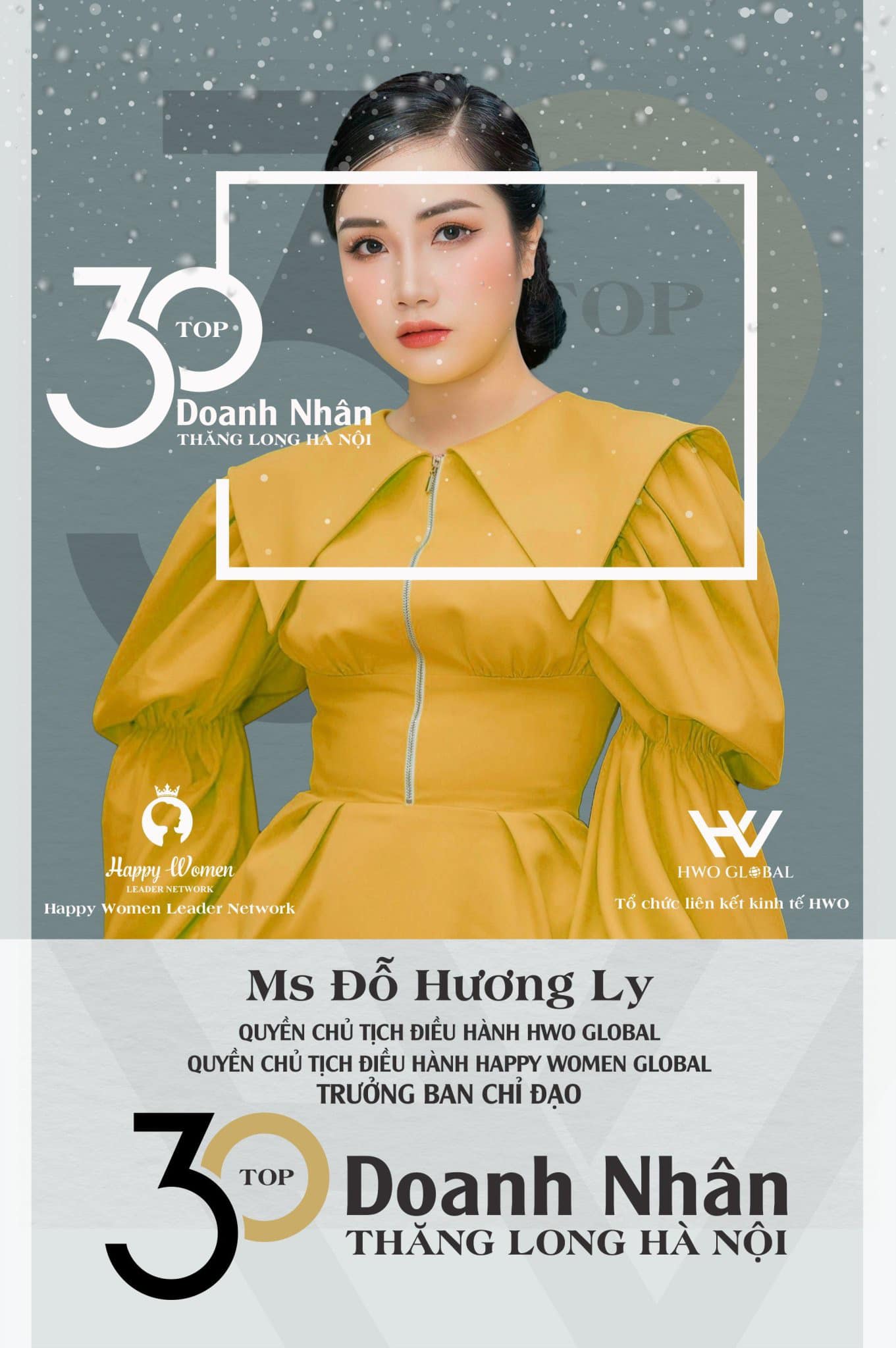 Doanh nhân Đỗ Hương Ly tham gia chương trình TOP30 doanh nhân Thăng Long Hà Nội