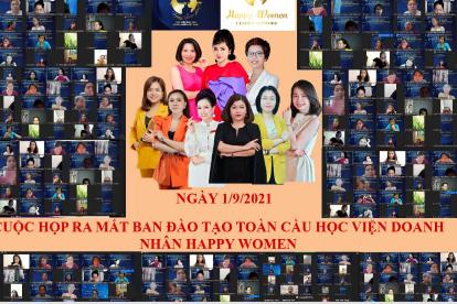 Ra mắt ban đào tạo toàn cầu học viện doanh nhân HAPPY WOMEN